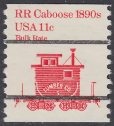 USA Michel 1679 / Scott 1905 postfrisch EINZELMARKE precancelled (a5) - Fahrzeuge: Bremserwagen