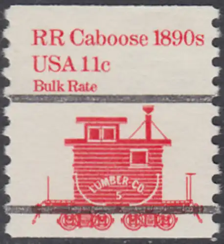 USA Michel 1679 / Scott 1905 postfrisch EINZELMARKE precancelled (a3) - Fahrzeuge: Bremserwagen