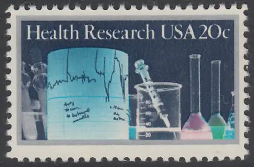 USA Michel 1695 / Scott 2087 postfrisch EINZELMARKE - Medizinische Forschung: Laborgeräte