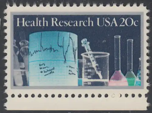 USA Michel 1695 / Scott 2087 postfrisch EINZELMARKE RAND unten - Medizinische Forschung: Laborgeräte