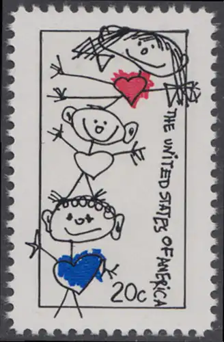 USA Michel 1713 / Scott 2104 postfrisch EINZELMARKE - Einheit der Familie