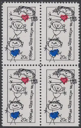 USA Michel 1713 / Scott 2104 postfrisch BLOCK (unten ungezähnt) - Einheit der Familie