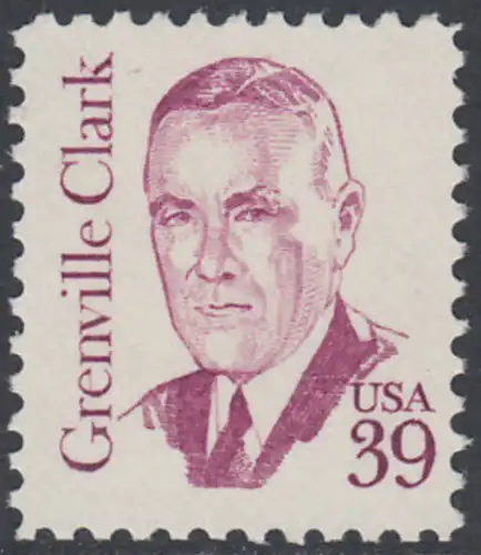 USA Michel 1730 / Scott 1867 postfrisch EINZELMARKE - Amerikanische Persönlichkeiten: Grenville Clark (1885-1967), Jurist