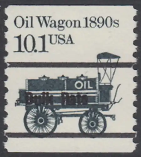 USA Michel 1747 / Scott 2130 postfrisch EINZELMARKE precancelled (a3) - Fahrzeuge: Ölwagen