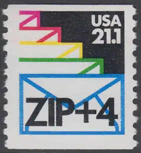 USA Michel 1777 / Scott 2150 postfrisch EINZELMARKE - Freimarke für Massensendungen: Briefe