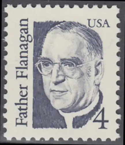 USA Michel 1842 / Scott 2171 postfrisch EINZELMARKE - Amerikanische Persönlichkeiten: Edward Joseph Flanagan (1886-1948), Geistlicher und Sozialpädagoge