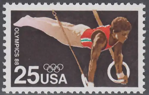 USA Michel 1996 / Scott 2380 postfrisch EINZELMARKE - Olympische Sommerspiele: Kunstturnen, Ringe