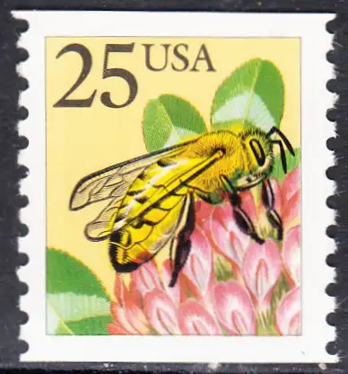 USA Michel 2003 / Scott 2281 postfrisch EINZELMARKE (a1) - Tiere: Honigbiene