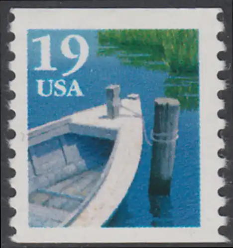 USA Michel 2160 / Scott 2529 postfrisch EINZELMARKE - Fischerboot