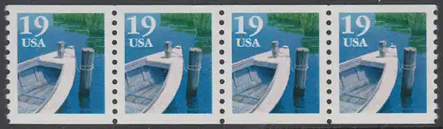 USA Michel 2160 / Scott 2529 postfrisch horiz.STRIP(4) - Fischerboot