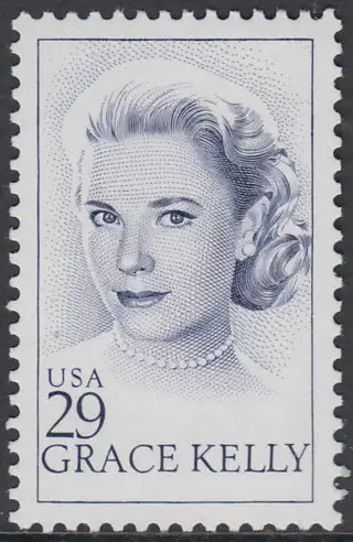 USA Michel 2346 / Scott 2749 postfrisch EINZELMARKE - Grace Kelly (1929-1982), Filmschauspielerin; ab 1956 Fürstin von Monaco