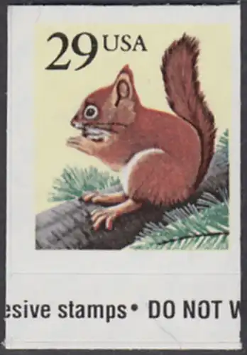 USA Michel 2385 / Scott 2489 postfrisch EINZELMARKE (a2) - Tiere: Eichhörnchen 