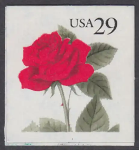 USA Michel 2394 / Scott 2490 postfrisch EINZELMARKE - Blumen: Rose