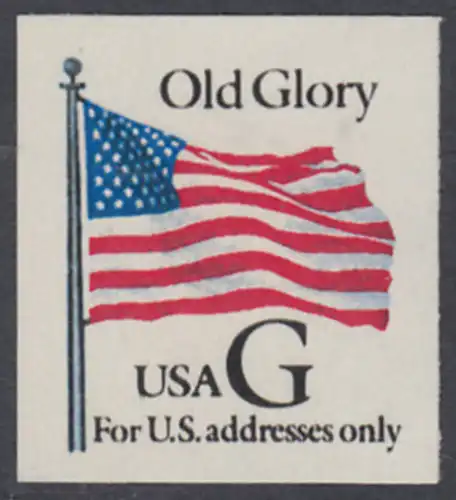 USA Michel 2536F / Scott 2886 postfrisch EINZELMARKE - Flagge \"Old Glory\" 