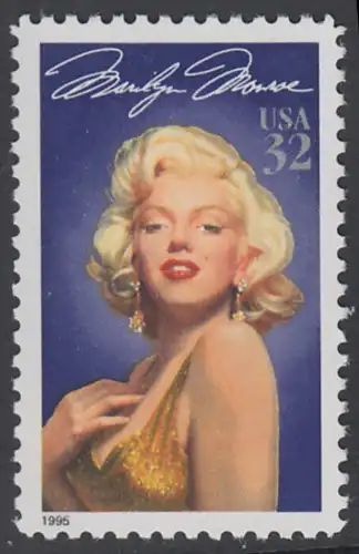 USA Michel 2570 / Scott 2967 postfrisch EINZELMARKE - Hollywood-Legenden: Marilyn Monroe (1926-1962), Schauspielerin