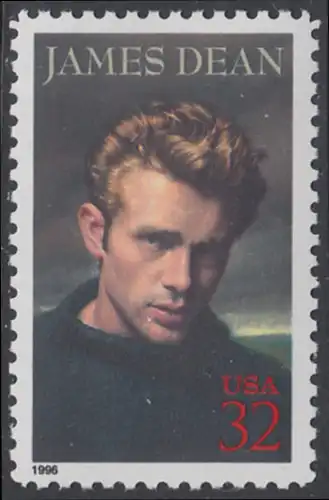 USA Michel 2745 / Scott 3082 postfrisch EINZELMARKE - Hollywood-Legenden: James Dean (1931-1955), Filmschauspieler