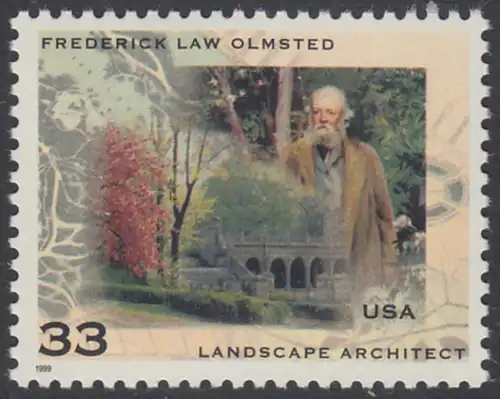 USA Michel 3164 / Scott 3338 postfrisch EINZELMARKE - Frederick L. Olmsted; Landschaftsarchitekt
