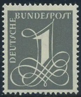 BUND 1955 Michel-Nummer 0226y postfrisch EINZELMARKE
