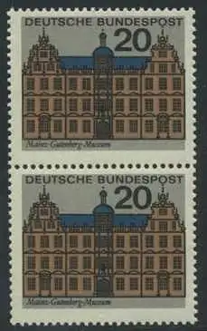 BUND 1964 Michel-Nummer 0422 postfrisch vert.PAAR