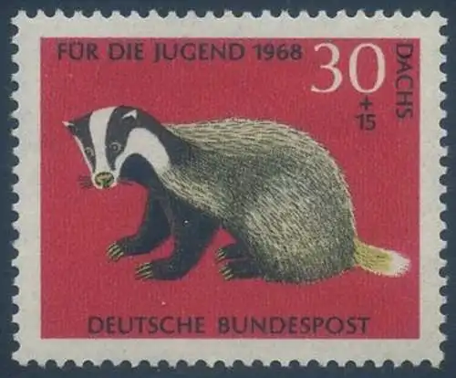 BUND 1968 Michel-Nummer 0551 postfrisch EINZELMARKE