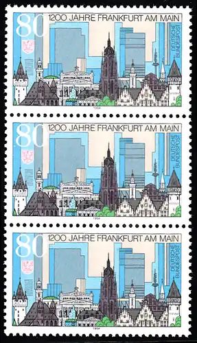 BUND 1994 Michel-Nummer 1721 postfrisch vert.STRIP(3)