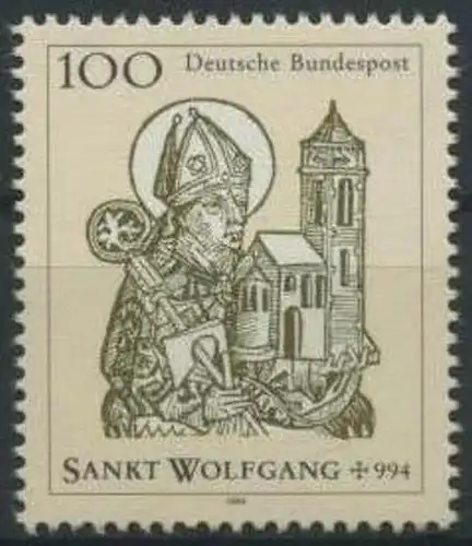 BUND 1994 Michel-Nummer 1762 postfrisch EINZELMARKE 