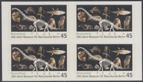 BUND 2010 Michel-Nummer 2780 postfrisch BLOCK -aus MH/selbstklebend-