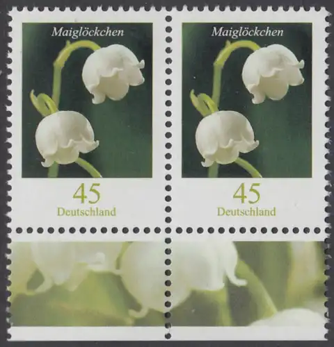 BUND 2010 Michel-Nummer 2794 postfrisch horiz.PAAR RÄNDER unten (b)