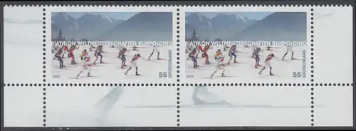 BUND 2012 Michel-Nummer 2912 postfrisch horiz.PAAR ECKRÄNDER unten rechts/links 