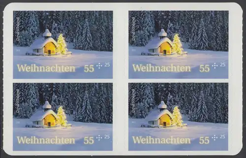 BUND 2012 Michel-Nummer 2966 postfrisch BLOCK -aus MH/selbstklebend-