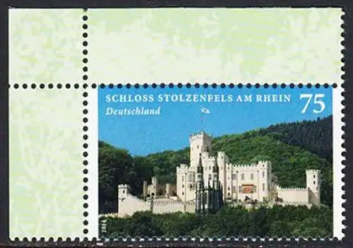 BUND 2014 Michel-Nummer 3049 postfrisch EINZELMARKE ECKRAND oben links