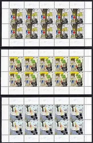 BUND 2014 Michel-Nummer 3056-3058 postfrisch SATZ(3) BÖGEN(je 10)