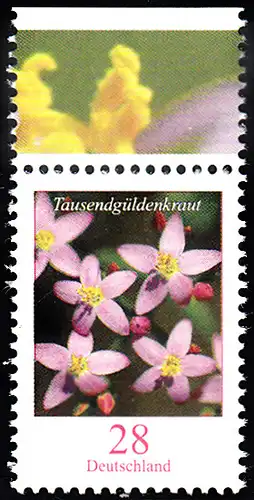 BUND 2014 Michel-Nummer 3088 postfrisch EINZELMARKE RAND oben (b)