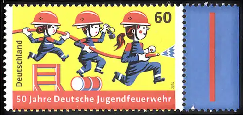 BUND 2014 Michel-Nummer 3099 postfrisch EINZELMARKE RAND rechts (b)