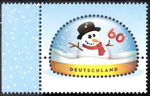 BUND 2014 Michel-Nummer 3111 postfrisch EINZELMARKE RAND links