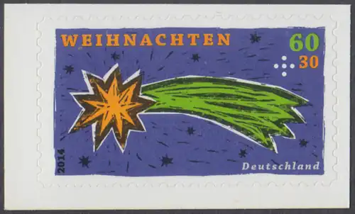 BUND 2014 Michel-Nummer 3112 postfrisch EINZELMARKE -aus MH/selbstklebend- 