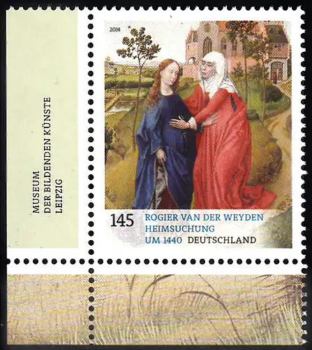 BUND 2014 Michel-Nummer 3119 postfrisch EINZELMARKE ECKRAND unten links