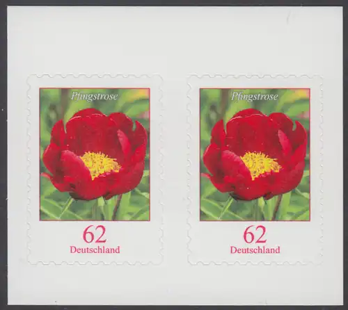 BUND 2014 Michel-Nummer 3121 postfrisch  horiz.PAAR (a) -aus MH/selbstklebend- 