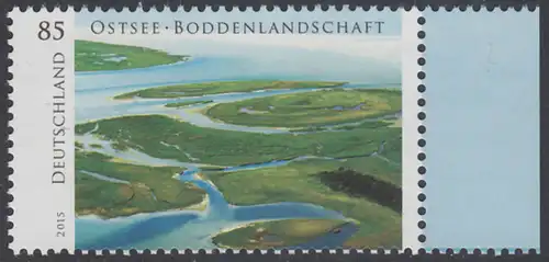 BUND 2015 Michel-Nummer 3126 postfrisch EINZELMARKE RAND rechts (b)