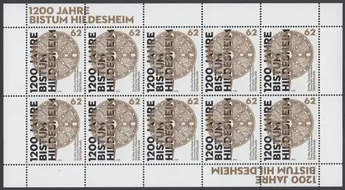 BUND 2015 Michel-Nummer 3137 postfrisch BOGEN(10)