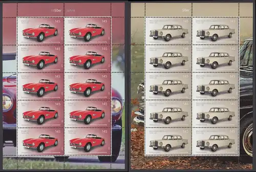 BUND 2015 Michel-Nummer 3143-3144 postfrisch SATZ(2) BÖGEN(je 10)