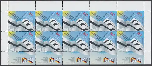 BUND 2015 Michel-Nummer 3154 postfrisch BOGEN(10)