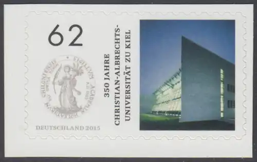 BUND 2015 Michel-Nummer 3155 postfrisch  EINZELMARKE -aus MH/selbstklebend- 