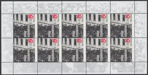 BUND 2015 Michel-Nummer 3165 postfrisch BOGEN(10)