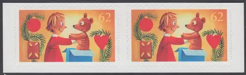 BUND 2015 Michel-Nummer 3187 postfrisch  horiz.PAAR (a) -aus MH/selbstklebend- 