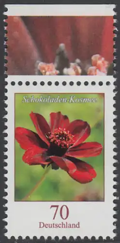 BUND 2015 Michel-Nummer 3189 postfrisch EINZELMARKE RAND oben (b)