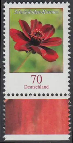 BUND 2015 Michel-Nummer 3189 postfrisch EINZELMARKE RAND unten (b)