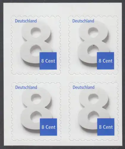 BUND 2015 Michel-Nummer 3196 postfrisch  BLOCK (a) -aus MH/selbstklebend- 