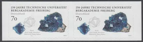 BUND 2015 Michel-Nummer 3198 postfrisch horiz.PAAR (a) -aus MH/selbstklebend- 