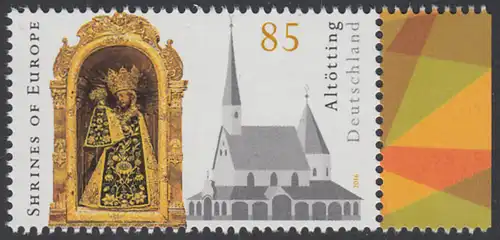 BUND 2016 Michel-Nummer 3240 postfrisch EINZELMARKE RAND rechts (b)